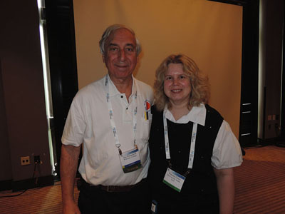 Noreen Grice with Dr Jay Pasachoff