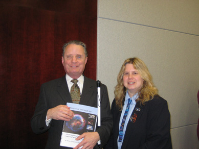 Dr. Mauer, President of the National Federation of the Blind, and Noreen 