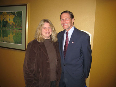 Noreen and Senator Richard Blumenthal